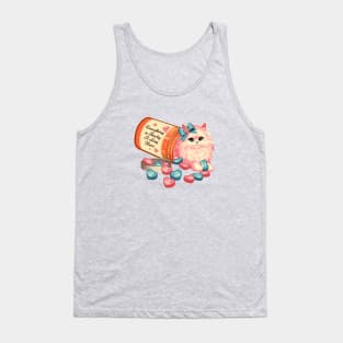 everything is peachy keen kitty cat Tank Top